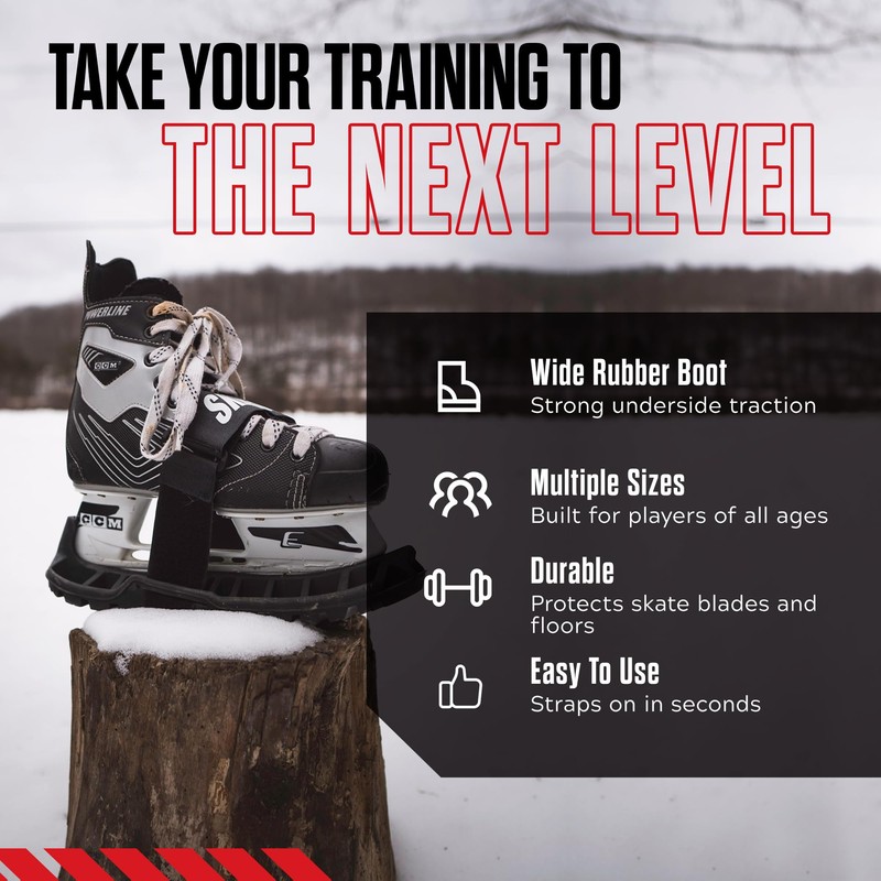 SKAboots Walkable Hockey Skate Guards - Medium - Fits Skates