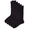Fukusuke 155N58A0-1 School Socks, Bulk Buy, 5 Socks Set (Crew