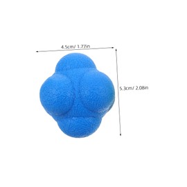 KONTONTY Enhance Reaction Speed 3 Pack Reflex Training Balls Hexagonal Design Ideal for Sports Fitness Training
