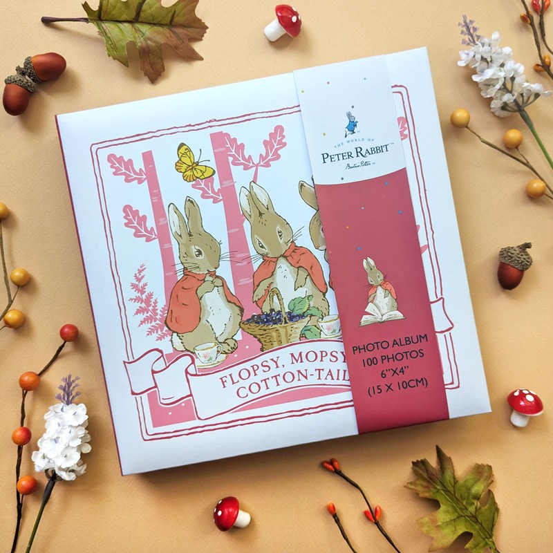 Flopsy Bunnies Photo Album - Peter Rabbit Forest Picnic Design