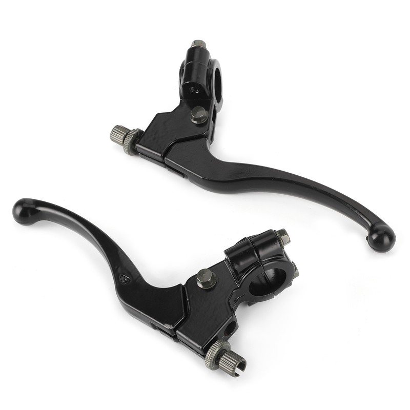 Pair Universal Motorcycle Clutch Levers Drum Brake Handle for Dirt