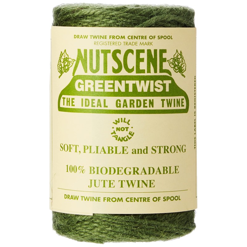 Nutscene 120 m Twine Rolls - Green (Pack of 3)