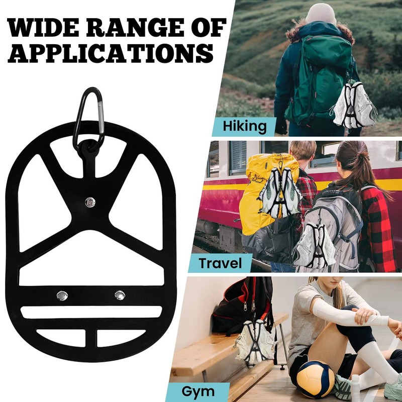 NIOIPXA Footwear Clip for Outdoor Climbing Trip,Shoe Holster for Backpack