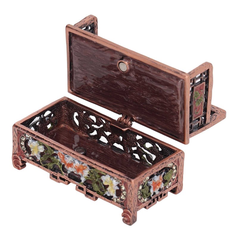 Vintage Jewelry Box Antique Sofa Shape Desktop Jewelry Box Trinket