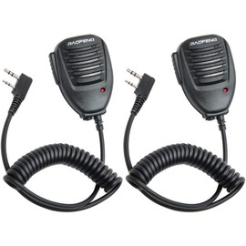 BAOFENG Accessories Walkie Talkies Speaker MIC for Baofeng UV-5R Mini 5RM 5RHPRO BF-F8HP Pro UV-32 DM-32 GM21 UV-5G Plus K5PLUS AR-152 UV-82 UV-21R UV-K5 TD-H8 TD-H3 Ham GMRS Radio Two Way Radio mic