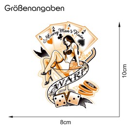 Finest Folia Decal Sticker Old School Ace Cult Retro Vintage Rockabilly