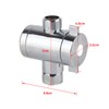 Diverter Faucet Shower Head Multifunctional 3 Way Adapter Shower Head