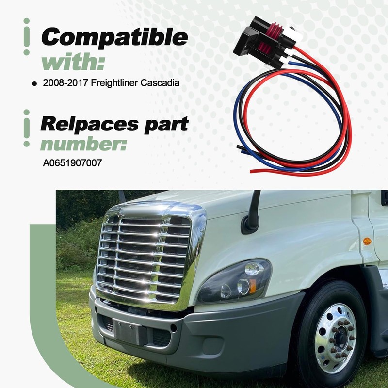 Front Turn Signal Lights Connector Wiring Harness 3 Pin with