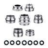 7 Piece Faucet Adapter Kits, Kitchen Brass Male & Female
