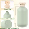 Custelen 6.8oz Squeeze Bottles with Flip Cap - 2 Pcs