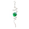 Goollyrusim Wind Spinner Tail, Wind Spinners Stabilizer with Green Glass