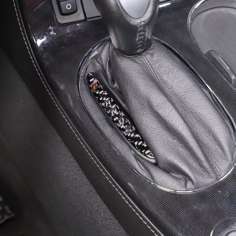 autopart2021 Carbon Fiber Gear Shift Panel Sticker Trim For Corvette