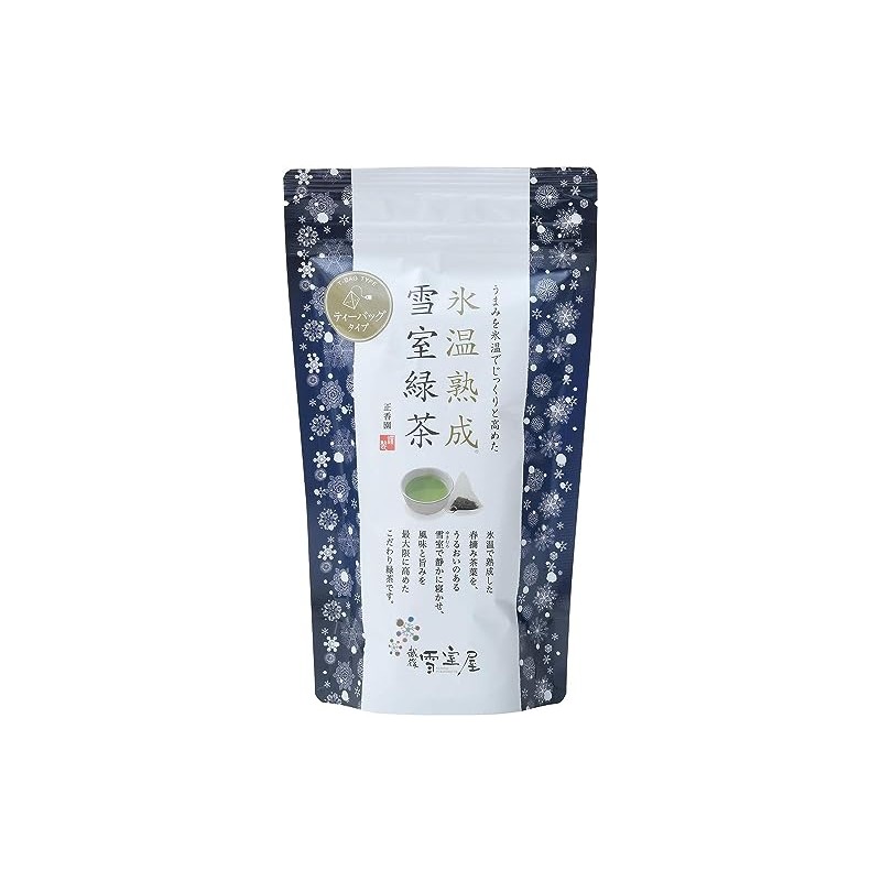 Shokoen Ice Temperature Aged Snowy Green Tea Bag 0.7 oz