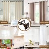 KAMANINA Bronze Curtain Rods for Windows 72 to 144 Inch(6-12ft),