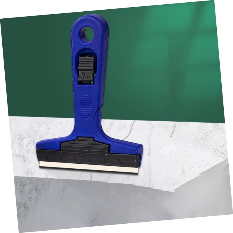 CIYODO 3Pcs Portable Cleaning Scrapers Blue Lightweight Wall Glass Floor