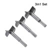 MACHSWON 3 PCS Forstner Drill Bits Tungsten Carbide Wood Hole