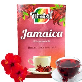 Jamaica Té (Hibiscus Tea) - 25 Tea Bags - Vegan, 100% Natural - Premium Therbal Brand