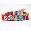 10 x 60FEST 60th Birthday Festival Birthday Party Wristbands Favours,