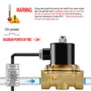 Heschen Brass Electric Solenoid Valve 2W-250-25J 1 Inch DC24V Direct