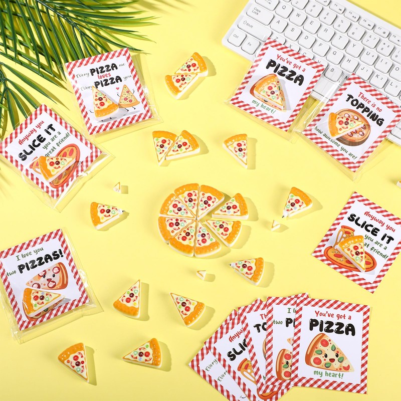 Saypacck 30 Pack Pizza Party Favors Bulk Mini Pizza Pens