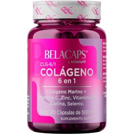 Solanum Colágeno 6 En 1 60 Capsulas Belacaps Sin Sabor
