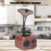 Vintage Wireless Speaker 5W USB Rechargeable Retro Bluetooth Speaker for