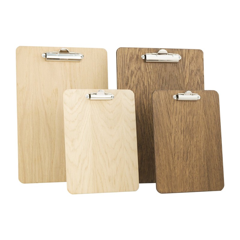 Chalkboards UK Clipboard, Wood, Natural, 24 x 34 x 2