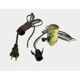 NITE-LITE LAMP KIT W/ 15' BROWN CORD, TR-209, TR-44  NLK-BROWN