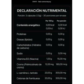 Stayfit Nutrix Quemador De Grasa 100% Natural Fco. 500 Mg.