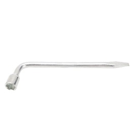 Llave de Llanta de Repuesto para Automóvil, Llave de Vaso Hexagonal Tipo L de Acero 45, Herramienta de Reparación de Vaso con Extremo Ranurado para Reparación de Automóviles,