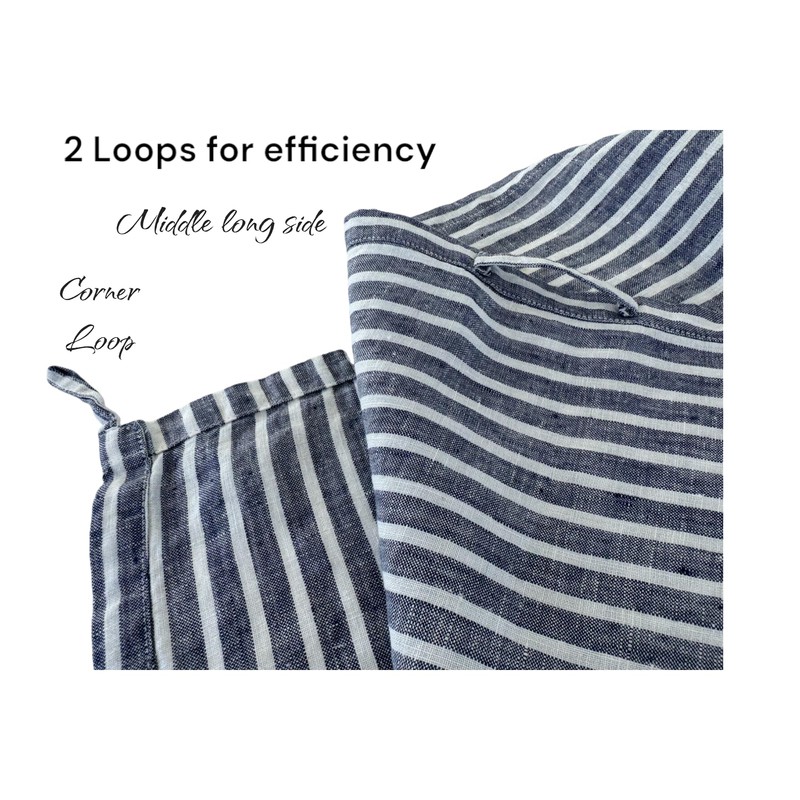 Eight Owls Stonewashed Linen Kitchen Dish Towels – 50 x