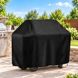 Waterproof BBQ Grill Cover for Outdoor Grills –  Polyester Rain and Dust Protection for Patio and Backyard Storage (31.49 x 25.98 x 39.37 in)