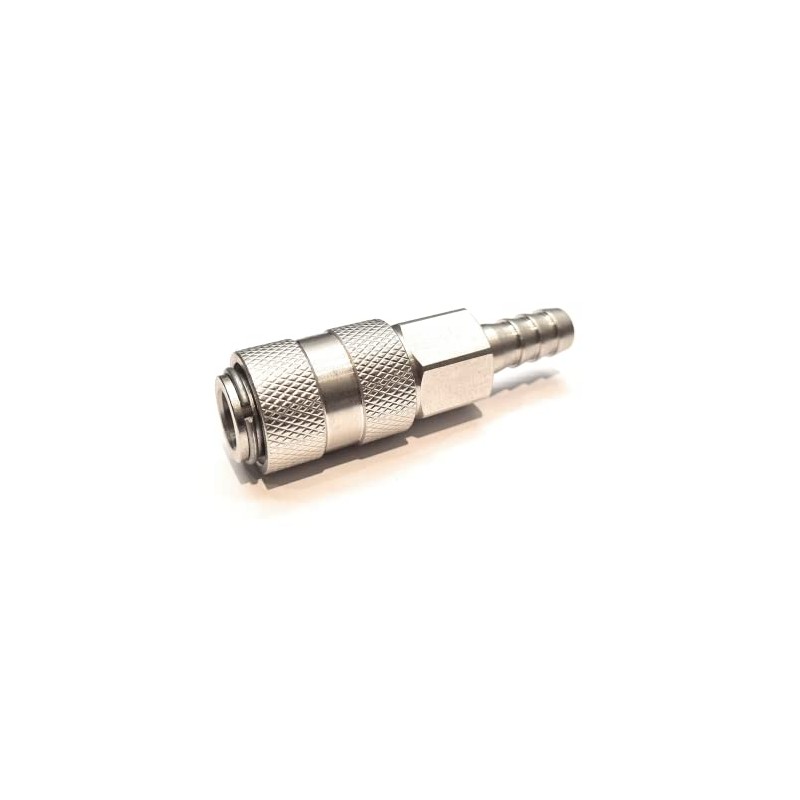 Female Coupling with 5/16" Barb - 8mm Hosetail - PCL