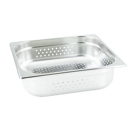 2/3 GN Container Perforated/Perforated 100mm Depth Stainless Steel