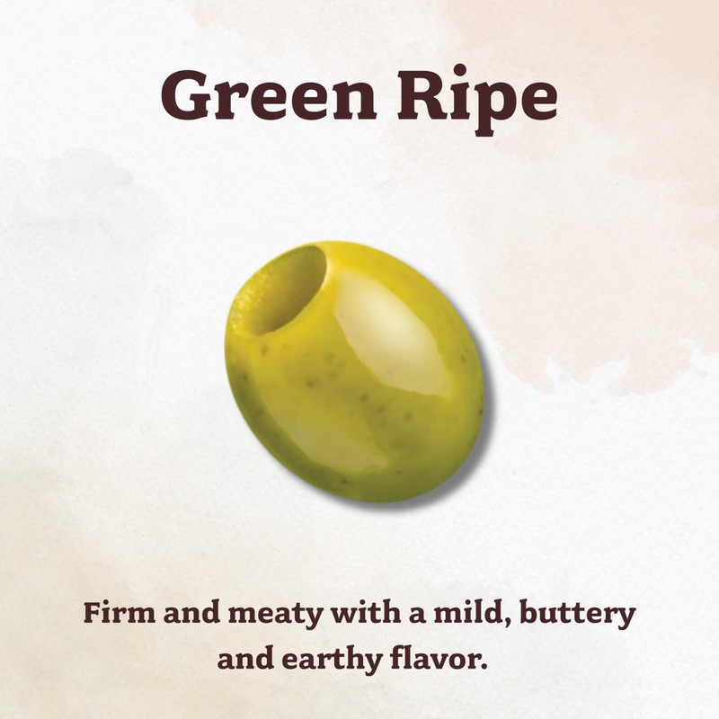 Lindsay Crafted Medium Green Ripe Pitted Olives, 6 Oz (Pack
