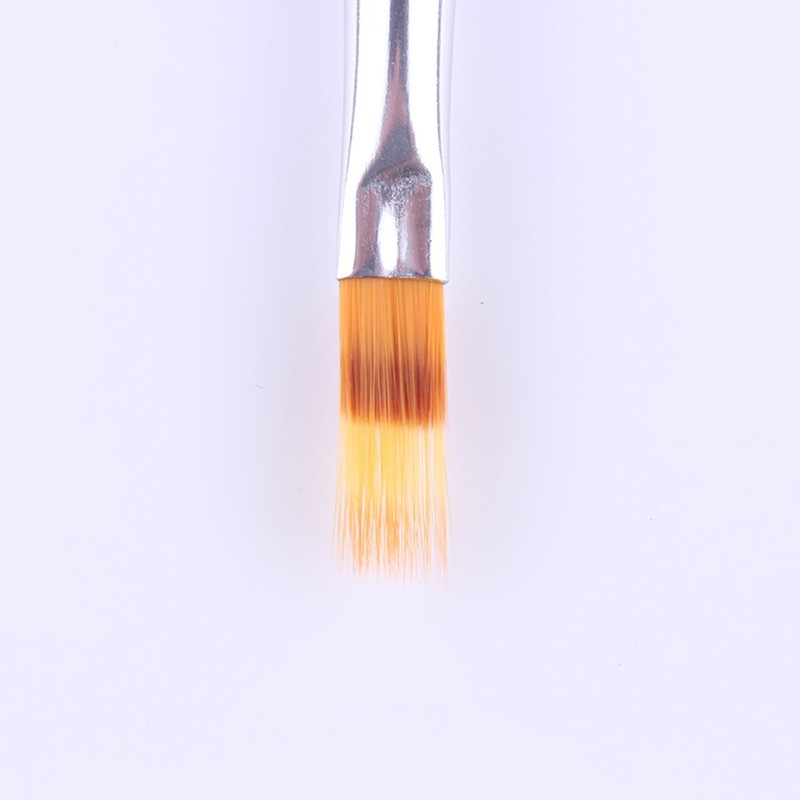 WOKOTO 2PCS Black Nail Ombre Brushes Gradient Painting Pens Brushes