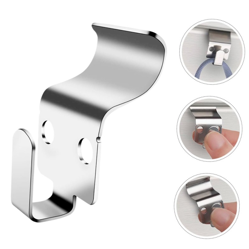 ULTECHNOVO 4pcs Heavy-Duty Vinyl Siding Hooks Stainless Steel Hangers for