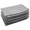 Sorbus Foldable Storage Bag Organizers, Large Clear Window & Carry