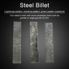 Damascus Steel Billet Patterned Steel Cutter Making Bar Embryo Forging