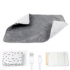Electric Heating Pad Constant Temperature Washable IPX7 Waterproof USB 5V