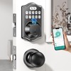 Smart Front Door Lock Set with 2 Levers: Keyless Entry