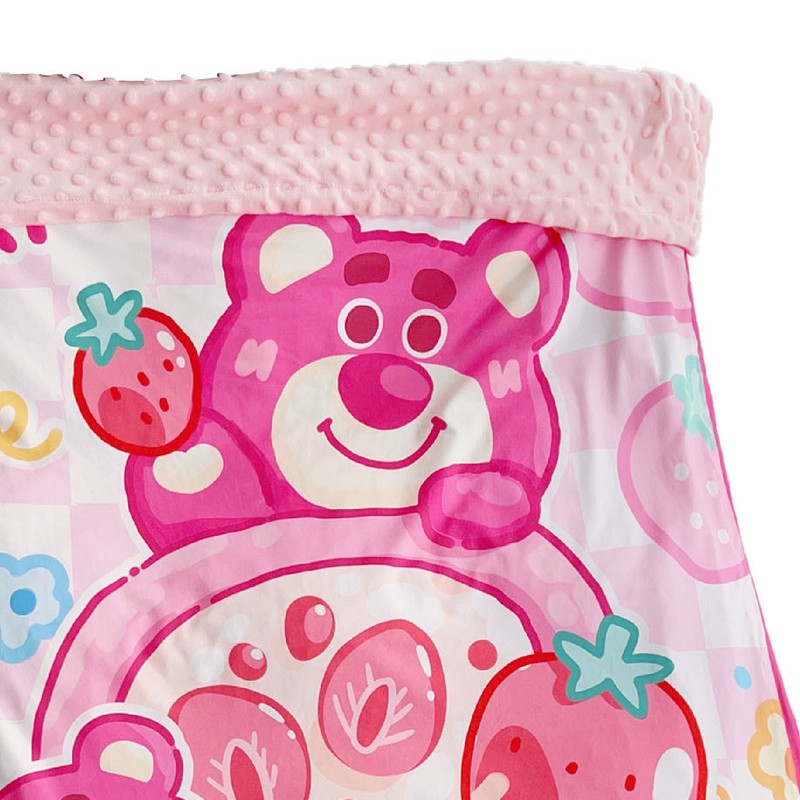 Baby Raised Dot Blanket Cartoon Soothing Soft Baby Dotted Blanket