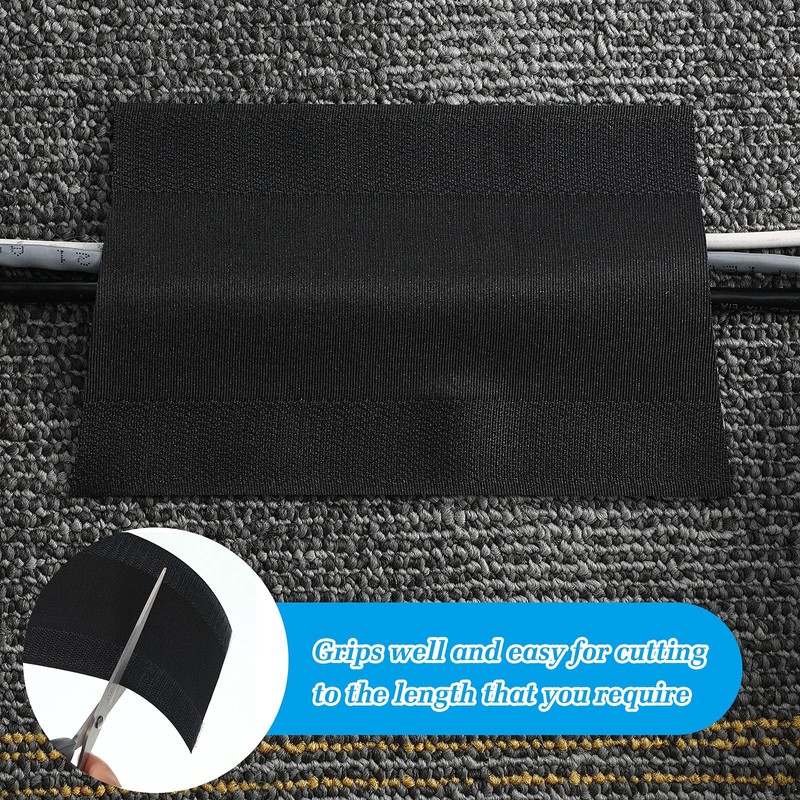 WILLBOND Carpet Cord Cover Cable Protector Floor Cover Cable Protector