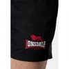 Lonsdale Men's Kilstay swimming trunks, Black/red/white