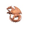 Windalf Wall Picture Sapphire 29 cm Dragon Handmade Wooden