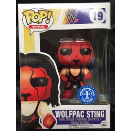Funko - Figurine WWE - Wolfpac Sting Exclu Pop 10cm - 0849803070731