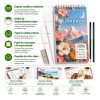 2pzs Cuaderos Acuarelas Sketchbooks De Dibujos 120 Hojas A4