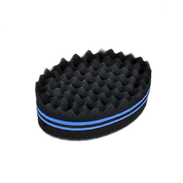 Stakee Hair Sponge Brushes, Afro Coils Hair Curling Brushes Hairdressers Wave Hair Twist Sponge Brush Double Side Hair Brushes