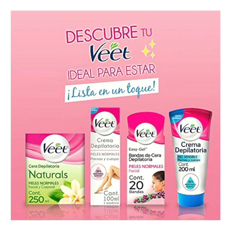 Veet Veet Body Curv Crema Depilatoria Áxilas Y Área De