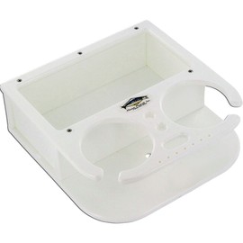 Deep Blue Marine BH-2 2 Drink Holder & Large Storage w/Suction Cups